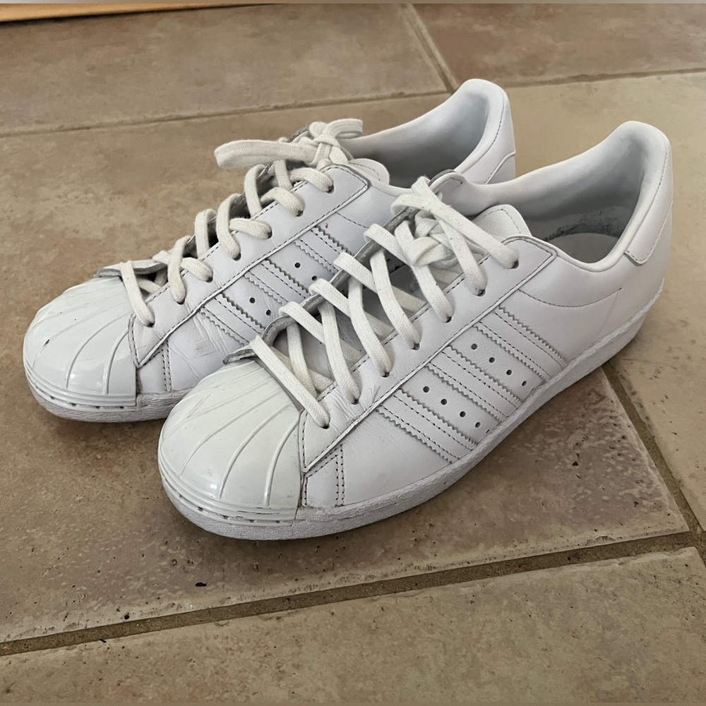 Adidas superstar all white